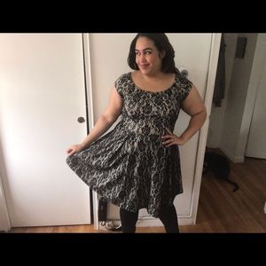 Forever 21, knee length, skater dress